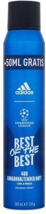 Adidas Uefa Champions League Best Of The Dezodorant Spray Bez Aluminium 200ml