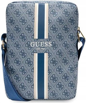 Guess 4G Stripes Tablet Bag - Torba na tablet 10" (Niebieski)