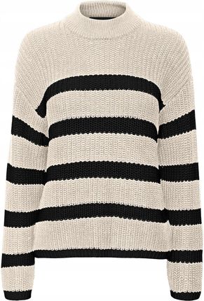 Vero Moda Sweter 10293683 Beżowy Regular Fit