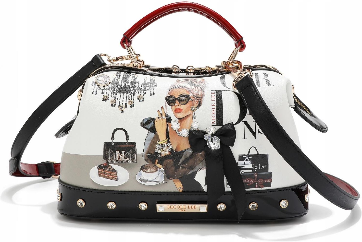 nicole Torebka stylowa Nicole Lee USA BDA 16934 Brown