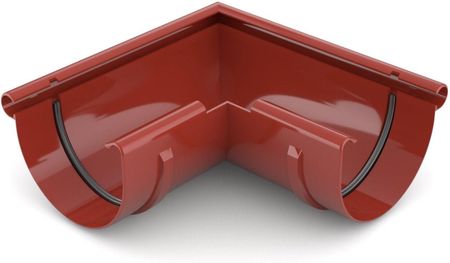 Bryza Narożnik zewnętrzny PVC 100mm Czerwony (61063)