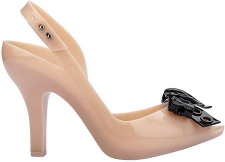 Sandały damskie MELISSA   LADY DRAGON HOT AD M 33949 AO915 BEIGE/BLACK (40, Beżowy)