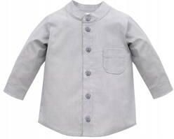 Koszula dla chłopca Pinokio Charlie szara elegancka