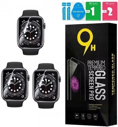 Phone Love 3X Hydrożelowa Folia Do Apple Watch 9 8 7 41 Mm Zestaw Ochrona Ekranu