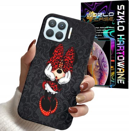 World Case Etui Do Oppo Reno 4 Lite Myszka Minnie Mickey Mini Szkło