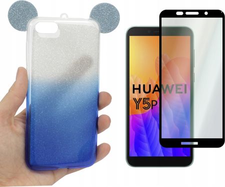 Gsm Hurt Etui Do Huawei Y5 2018 Dra L21 Nakładka 3D Mickey Niebiesk Obudowa I Szkło