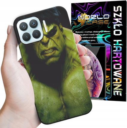 World Case Etui Do Oppo Reno 4 Lite Hulk Avengers Spiderman Marvel Szkło