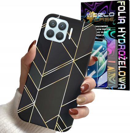 World Case Etui Do Oppo Reno 4 Lite Marmurek Geometryczne Kobiet Folia