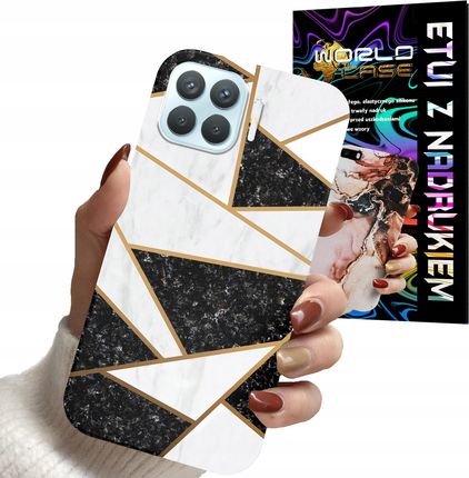 World Case Etui Do Oppo Reno 4 Lite Marmurek Geometria Dla Kobiet