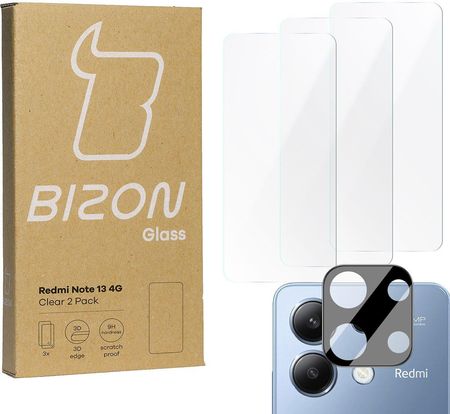 Bizon 3X Szkło Szybka Na Aparat Clear 2 Pack Do Xiaomi Redmi Note 13 4G