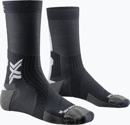 Skarpety Rowerowe X-Socks Bike Perform Crew Opal Black/Arctic White