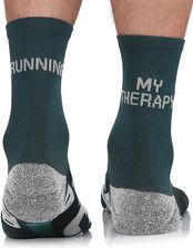 Skarpety biegowe Running Raid Long sportowe, RUNNING MY THERAPY oddychające, chroniące przed otarciami
