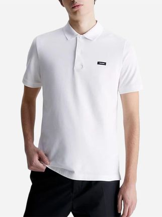 Calvin Klein Koszulka polo męska K10K112468-YAH Kremowa