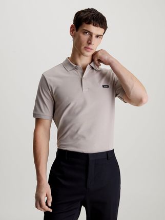 Calvin Klein Koszulka polo męska K10K111196-PAN Beżowa