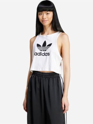 Adidas Top damski Trefoil Tank IP0679 Biały