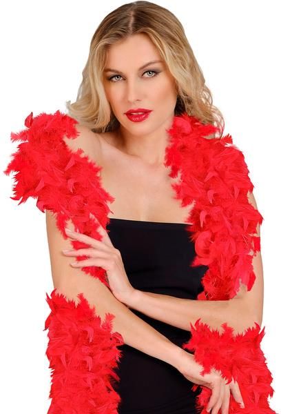 Boa En Plumes Widmann – 180 Cm, Multi-couleurs – Accessoire Costume Carnaval, Halloween, Fête à Thème