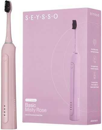 Szczoteczka elektryczna SEYSSO Color Basic Misty Rose z 3 trybami pracy