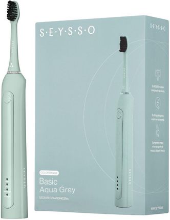 Szczoteczka elektryczna SEYSSO Color Basic Aqua Grey z 3 trybami pracy