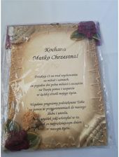 Zdjęcie Dyplom Kochanan Matko Chrzestna Podziękowania - Legionowo