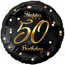 Zdjęcie Balon Foliowy B&C Happy 50 Birthday Czarny Nadru - Józefów
