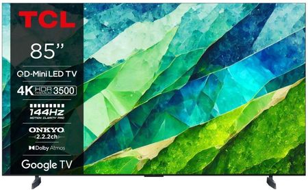 Telewizor QLED TCL 85C855 85 cali 4K UHD