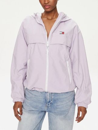 Tommy Jeans Wiatrówka damska DW0DW17747-W06 Fioletowa