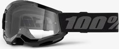 Zdjęcie 100% Strata 2 Youth Junior Black Clear Lens - Nowy Dwór Mazowiecki