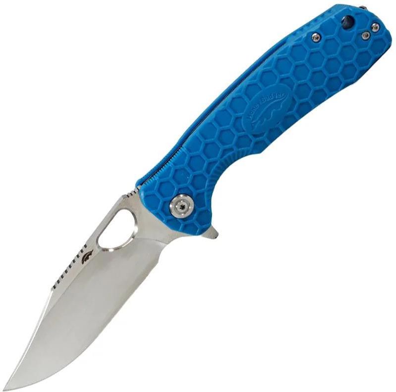 Nóż Składany Honey Badger Clip-Point Flipper Medium Blue - Ceny i ...