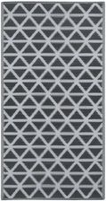 Zakito Modny Dywan Zewnętrzny Czarny Pp 120X180 Cm Dwuwarstwowy Żakardowy