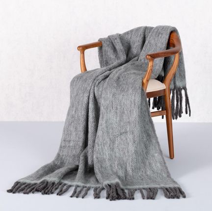 Dekoria.Pl Pled Cozy 130X170Cm Grey Mint 130x170 Cm