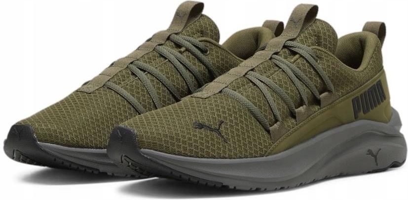Buty męskie sneakersy sportowe Puma Softride zielone siatka lekkie