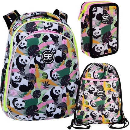 Coolpack Zestaw Panda Gang Plecak Turtle Worek Vert Piórnik Z Wyposażeniem Jumper 3