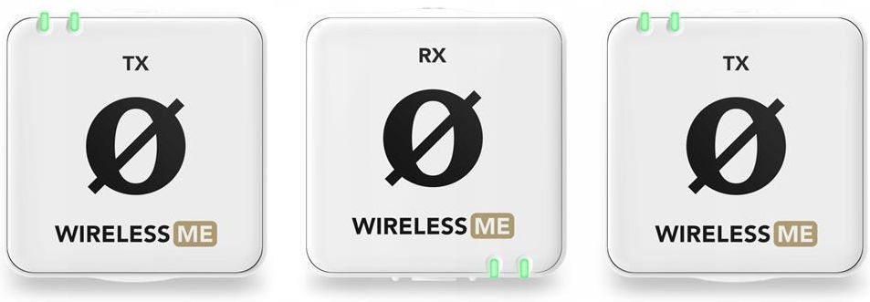 фото Мікрофонна радіосистема камери для смартфону Rode WIreless Me Dual White WIMEDUALW 1