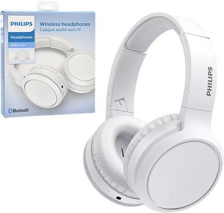 PHILIPS TAH5205WT/00 BIAŁE SŁUCHAWKI NAUSZNE BEZPRZEWODOWE BLUETOOTH