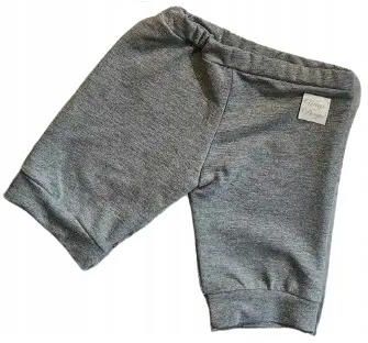 Krótkie spodenki szary melanż rozmiar 164