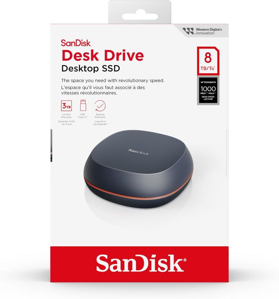 Dysk SSD SANDISK SDSSDT40-8T00-EM25 DYSK ZEWNĘTRZNY SANDISK Desk