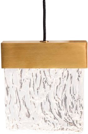Maxlight Szklana Lampa Wisząca Vetro Led 4,5W 3000K Złoty Przezroczysty (P0573D)