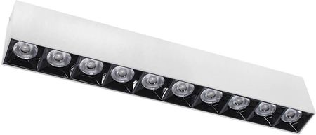 Domenoled Prostokątna Lampa Natynkowa Domeno Led 30W 3000K Oczka Do Pokoju Biała (1063)