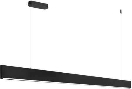Domenoled Lampa Wisząca Do Garderoby Domeno Led 30W 3000K Listwa Zwis Czarna (1083)