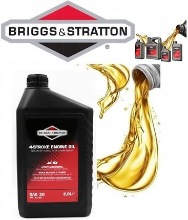 Briggs&Stratton Olej Silnikowy Kosiarek Traktorka Agregatu Sae30 Briggs & Stratton 2L Silni