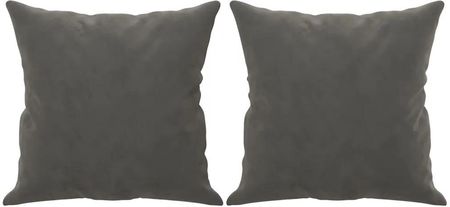 Zakito Europe Poduszki Dekoracyjne Aksamit Ciemnoszary 40X40Cm (Ze349486) 100035145153_349486