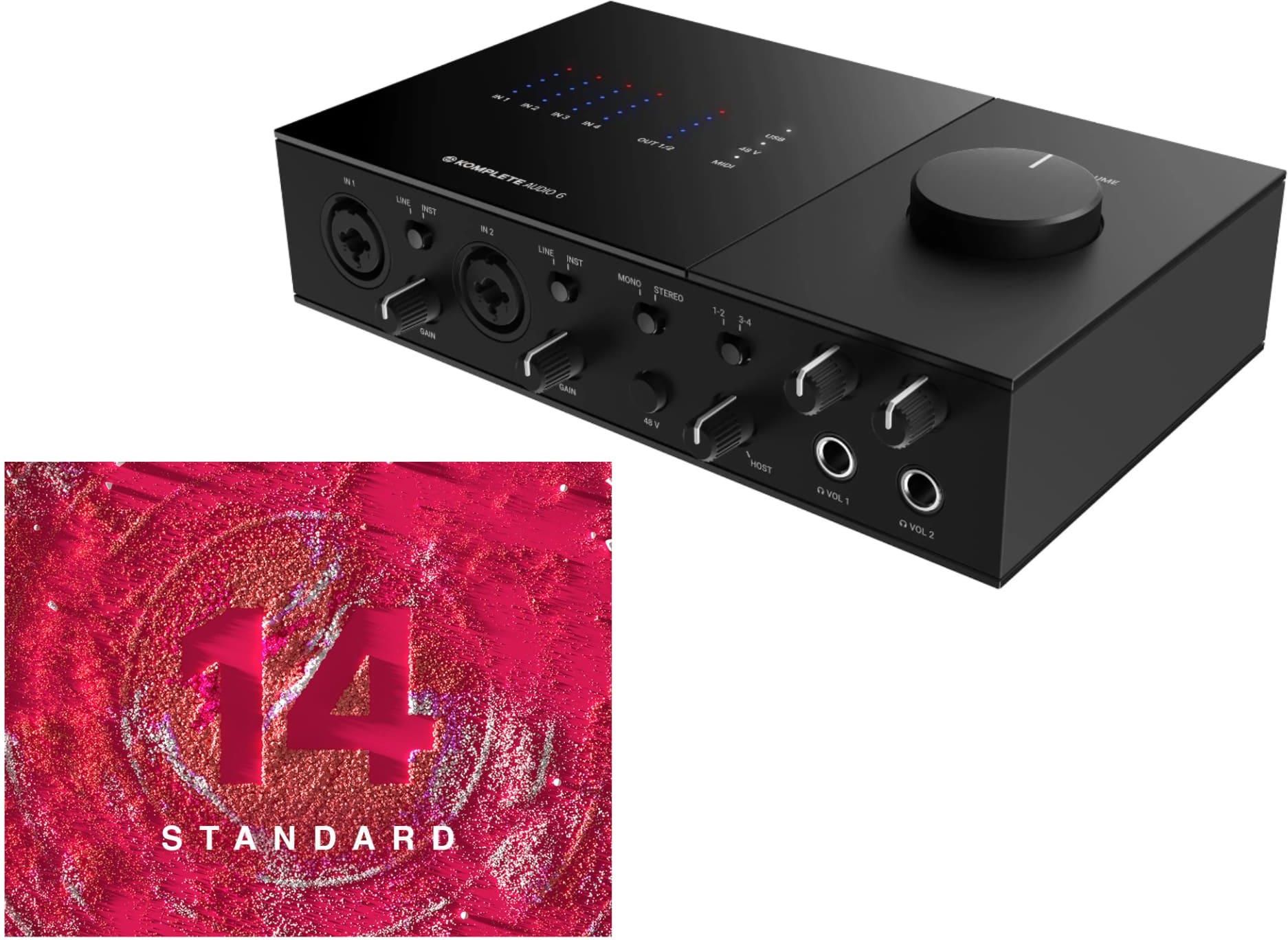 DTM・DAW Native Instruments KOMPLETE AUDIO 6 MK2 Native Instruments Komplete Audio 6 mk2 | Interfejs Audio 6