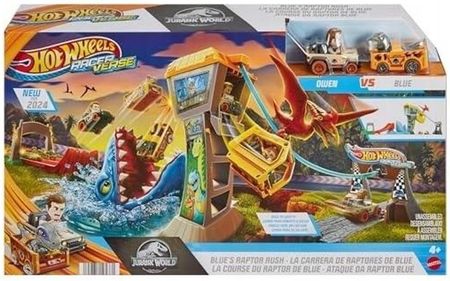 Hot Wheels Racerverse Tor wyścigowy Jurassic World HTP12