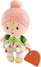 Zdjęcie Fisher-Price Lalka Przytulanka + gryzak HXK44 - Żerków