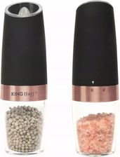 Zdjęcie Kinghoff Zestaw młynków grawitacyjnych do pieprzu i soli (KH1724) - Ślesin