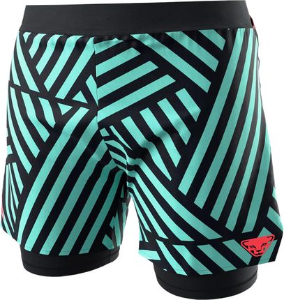 Spodenki damskie Dynafit Trail Graphic 2/1 Shorts W - marine blue razzle dazzle/3010