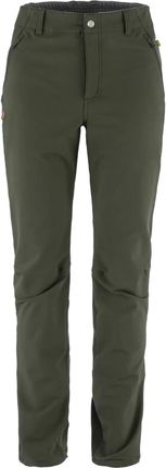 Spodnie Damskie Fjallraven Abisko Winter Stretch Trousers W regular - deep forest