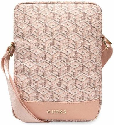 Guess Gcube Stripe Tablet Bag - Torba Na Tablet 10" (Różowy)