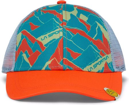 Czapka z daszkiem La Sportiva Mountain Hat - Cherry Tomato/Lagoon