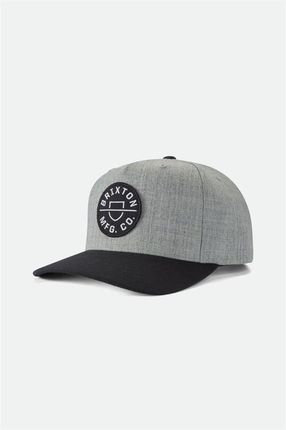 czapka z daszkiem BRIXTON - Crest C Mp Snapback Htgbk (HTGBK) rozmiar: OS